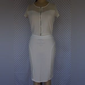 White Top/Skirt Set